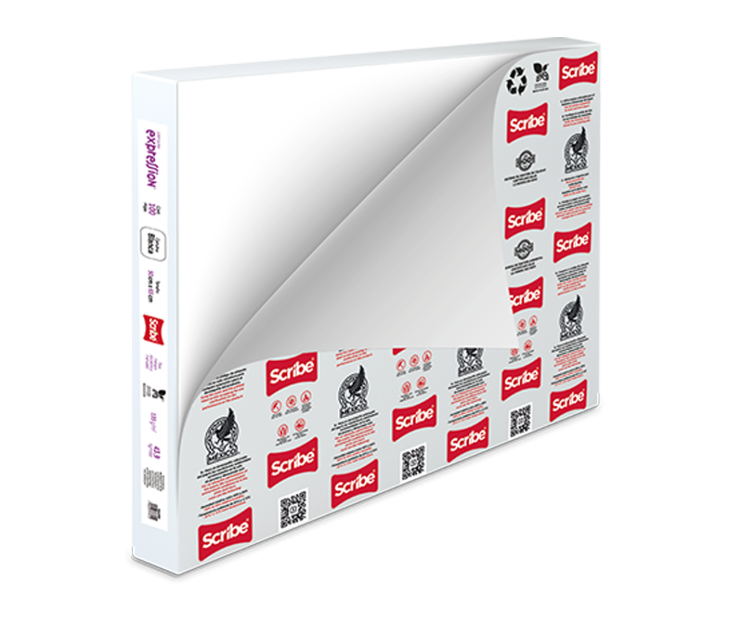 Cartulina Expression color blanco