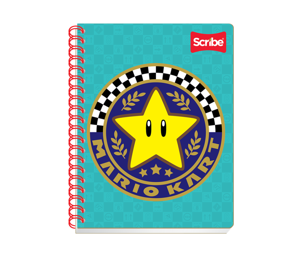 Cuaderno Super Mario Kart profesional