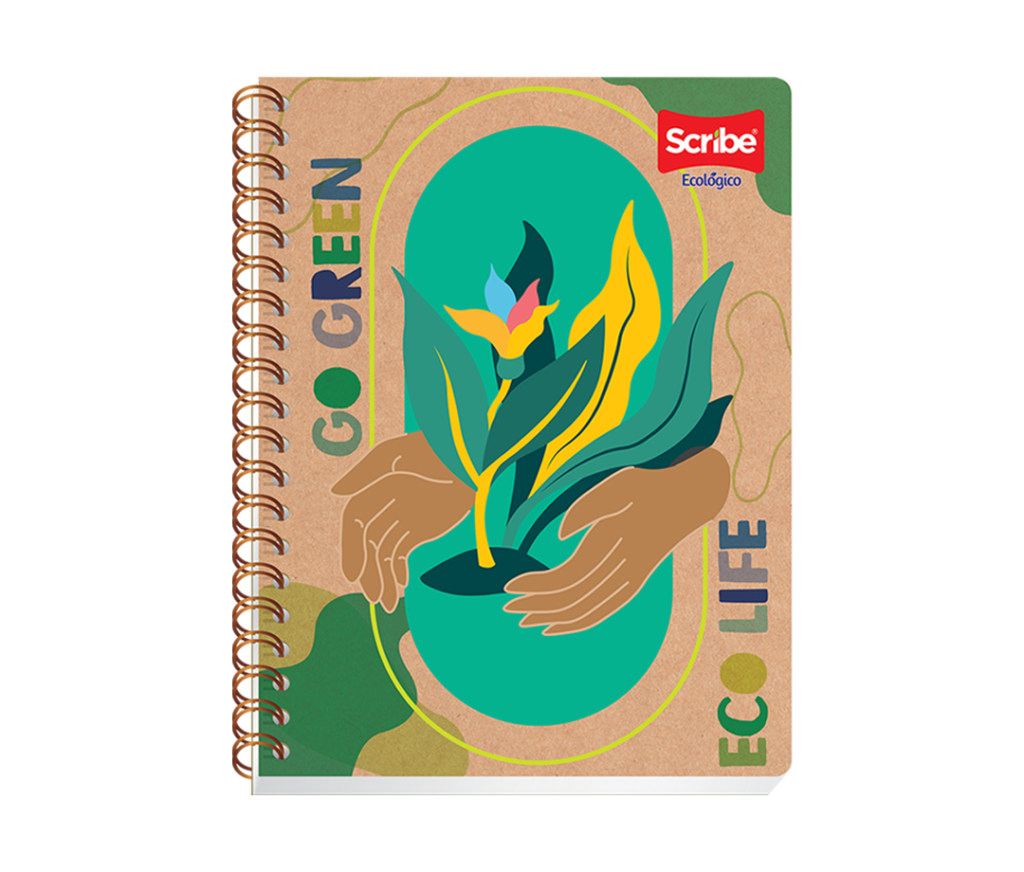 Cuaderno ecologico Scribe planta