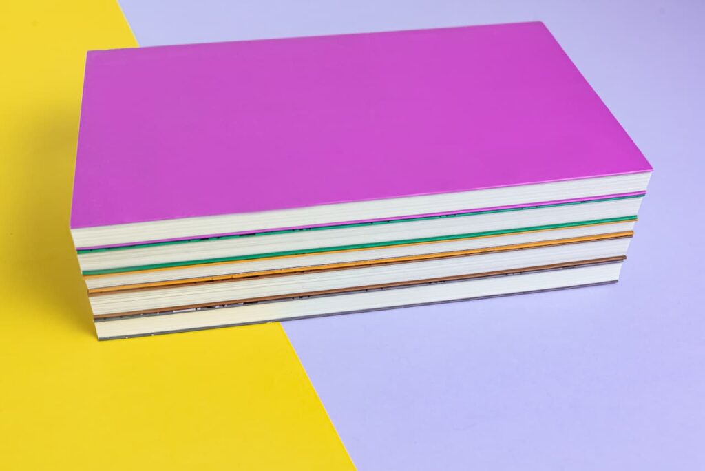 Cuadernos diferentes tamaños