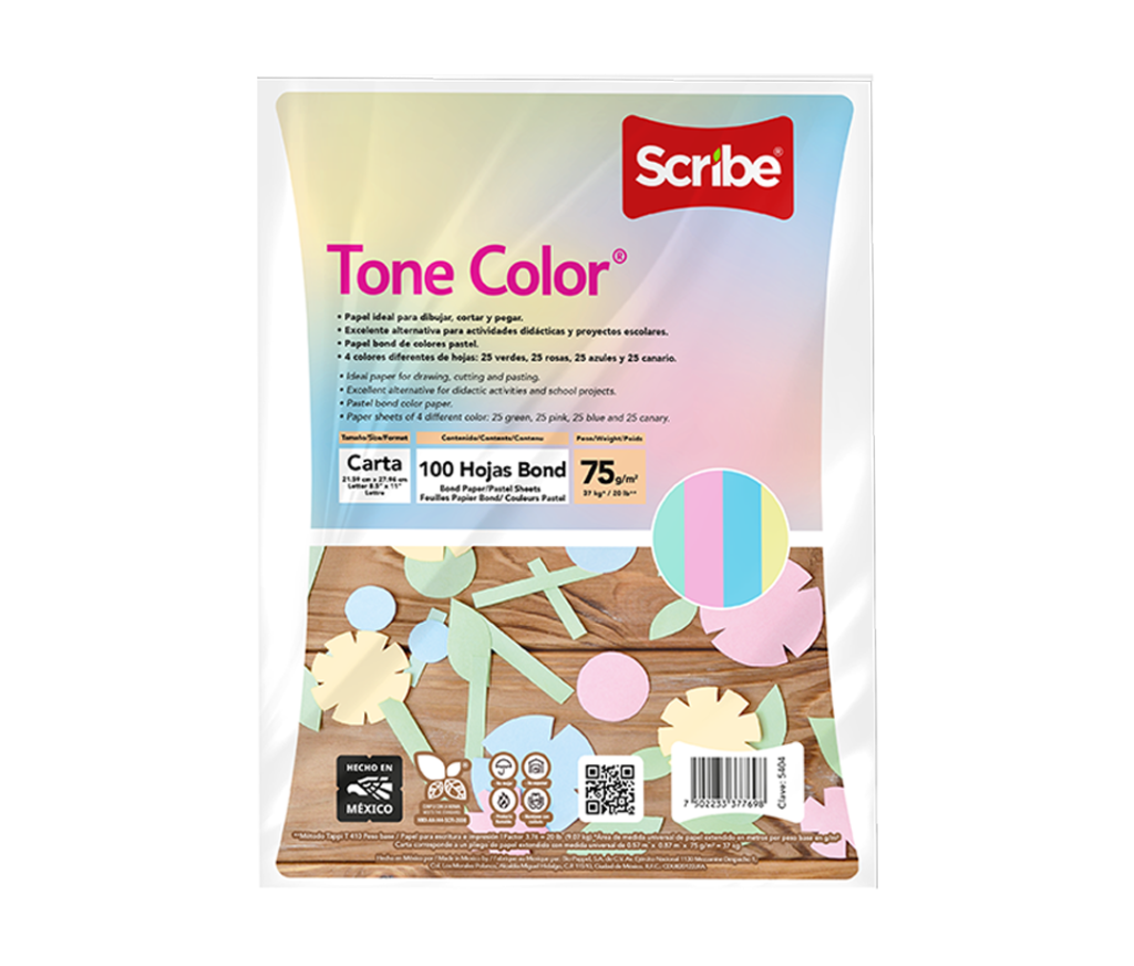 Hojas de colores Tone Color Bond Scribe