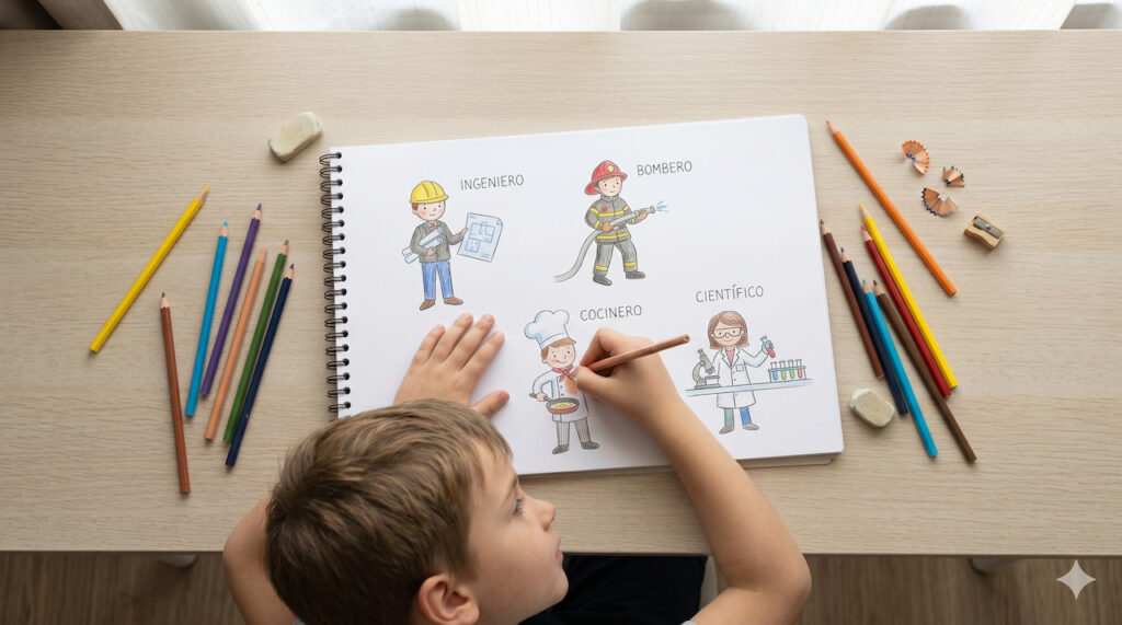 Niño profesiones