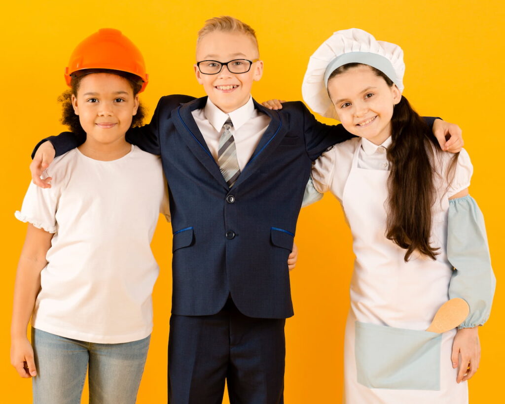 Niños diferentes profesiones