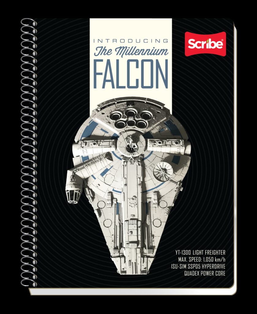 Cuaderno Star Wars Halcón Milenario
