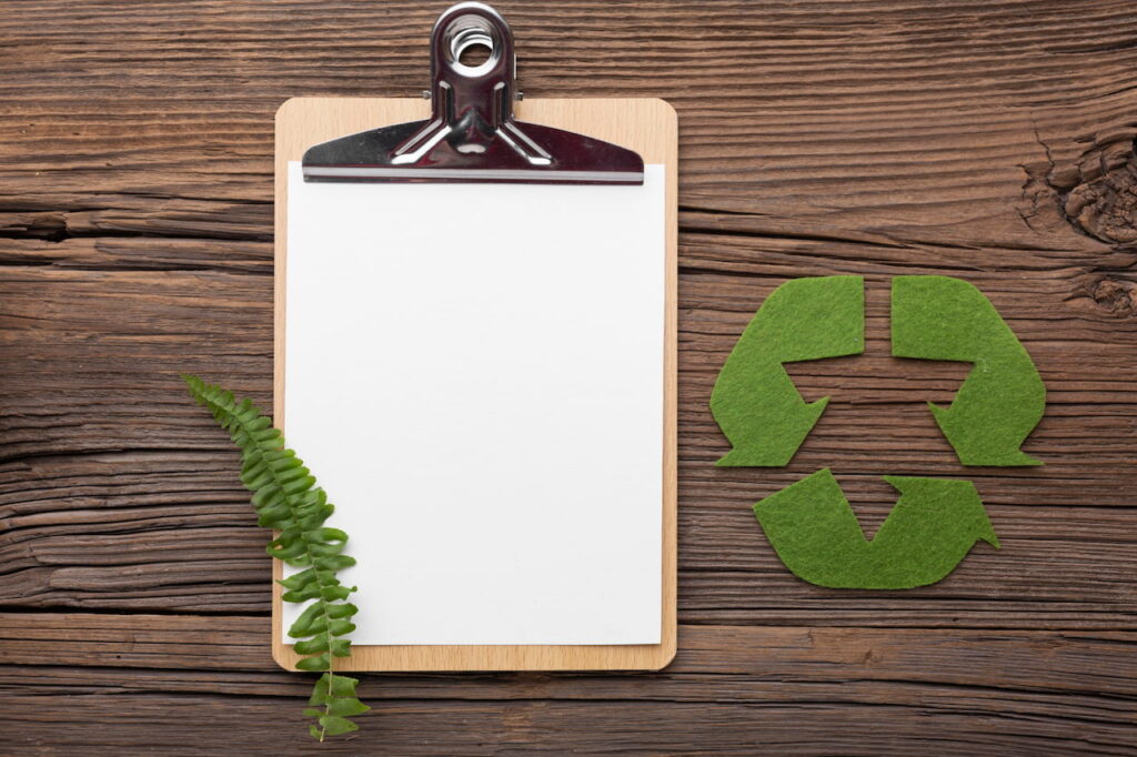 Hojas recicladas