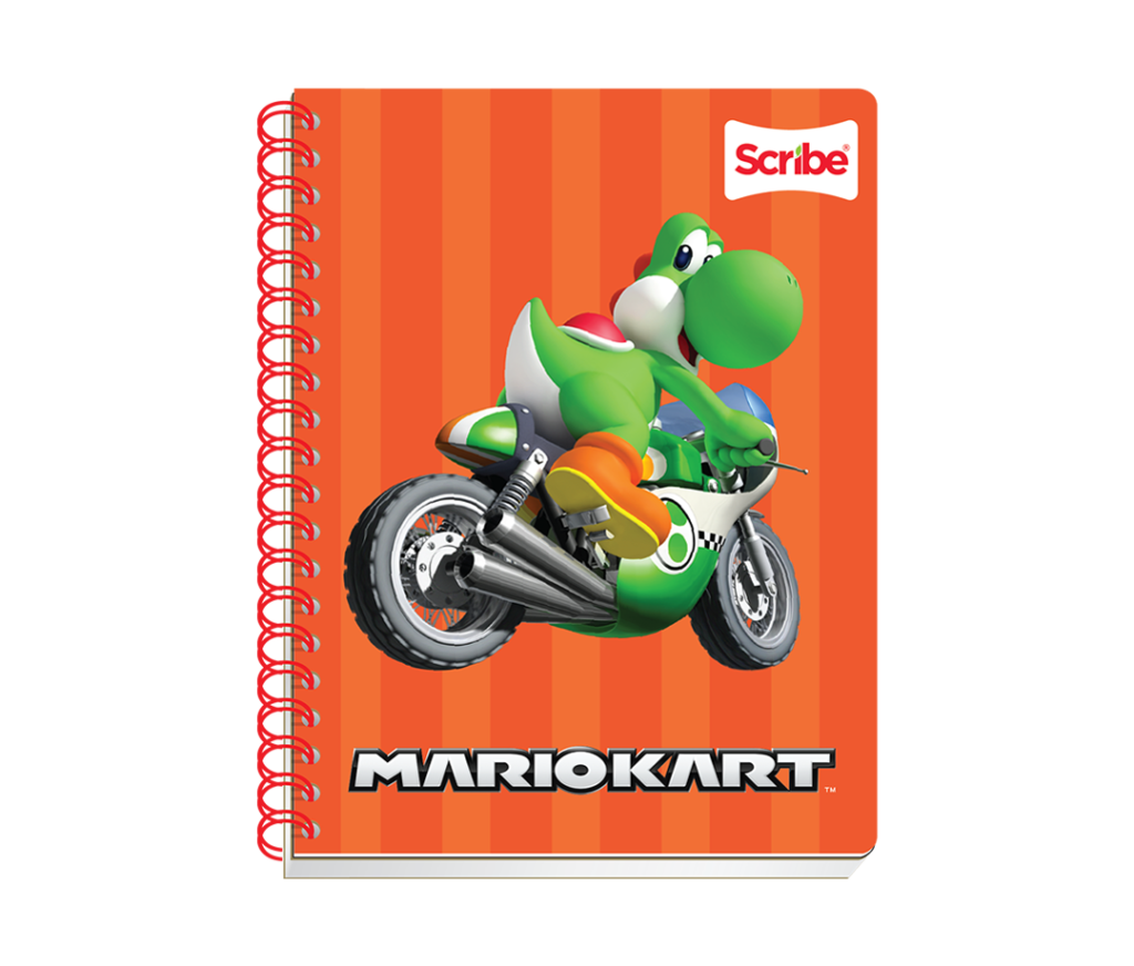 Cuaderno Yoshi Mario Scribe