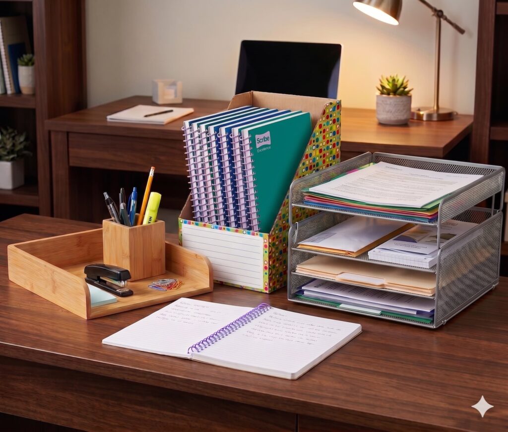 Organizador de cuadernos