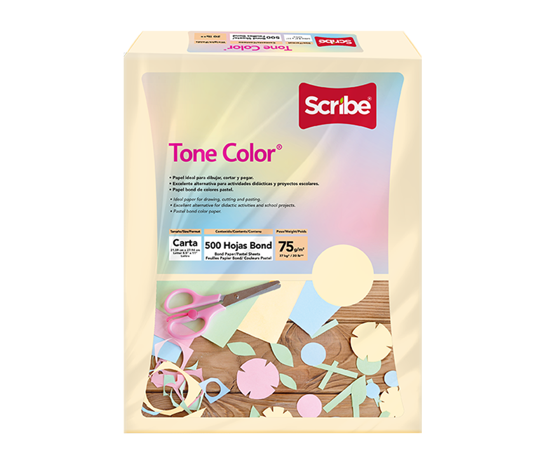 hojas de color pastel