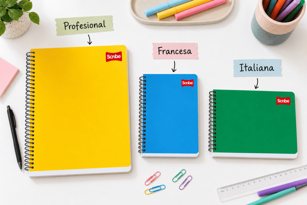 tipos de cuadernos
