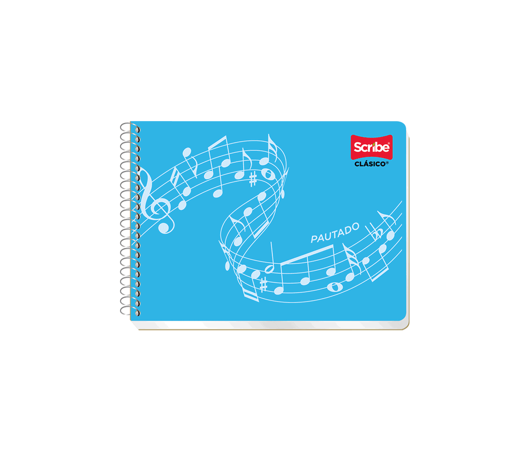 cuaderno pautado Scribe